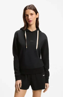 Logo-Hoodie mit Signature-Streifen-Kordeln