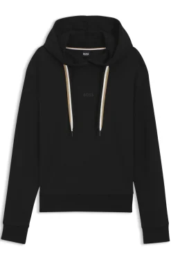 Logo-Hoodie mit Signature-Streifen-Kordeln