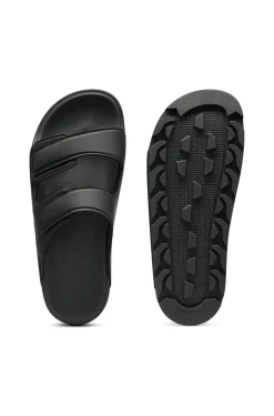 Logo-Sandalen mit zwei Klettverschluss-Riemen