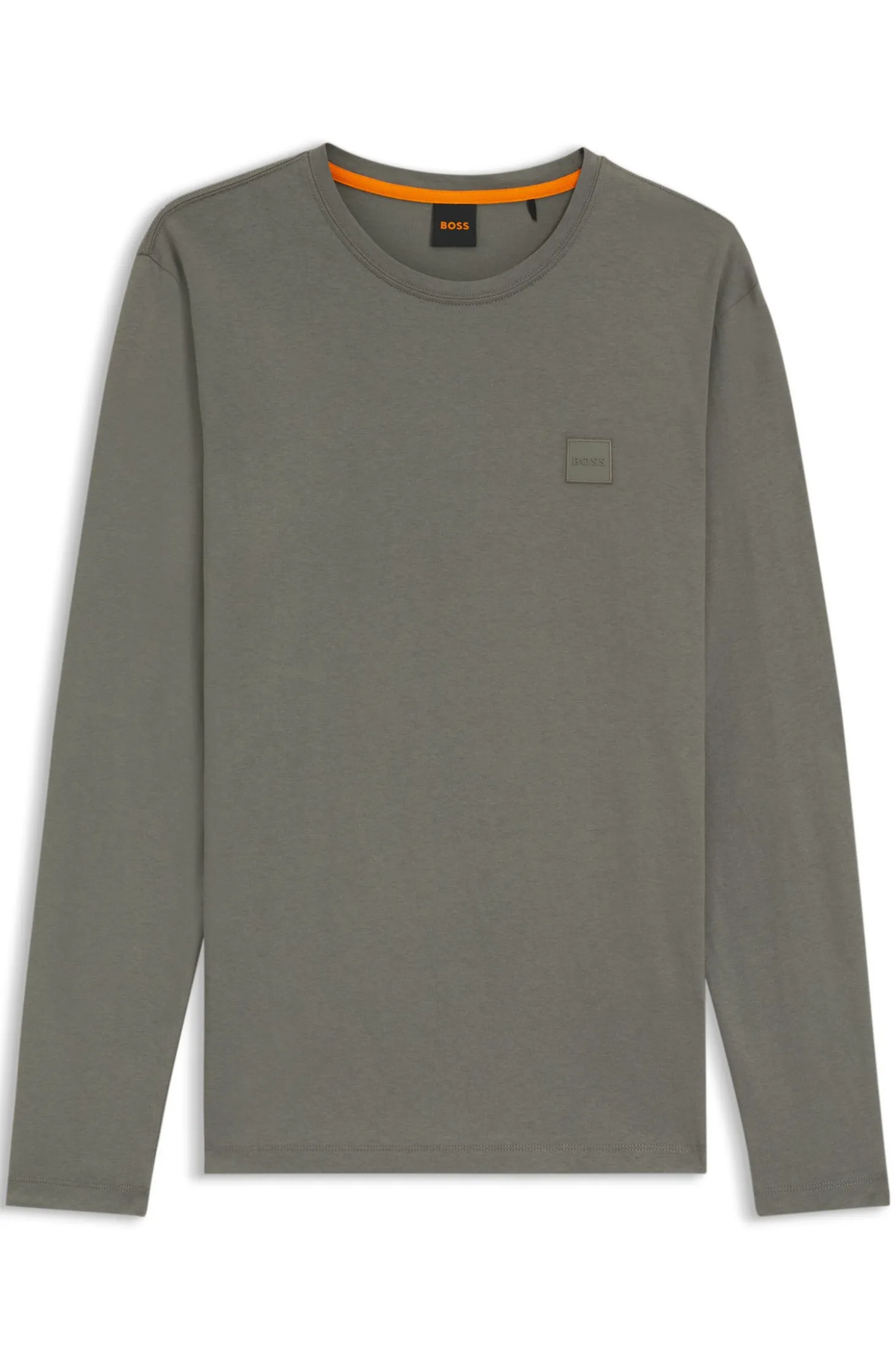 Longsleeve aus Baumwolle mit Logo-Patch