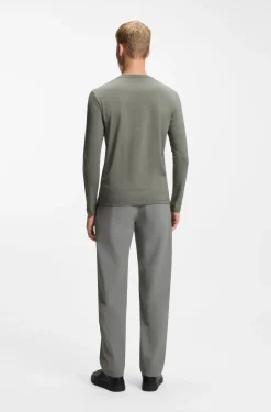 Longsleeve aus Baumwolle mit Logo-Patch