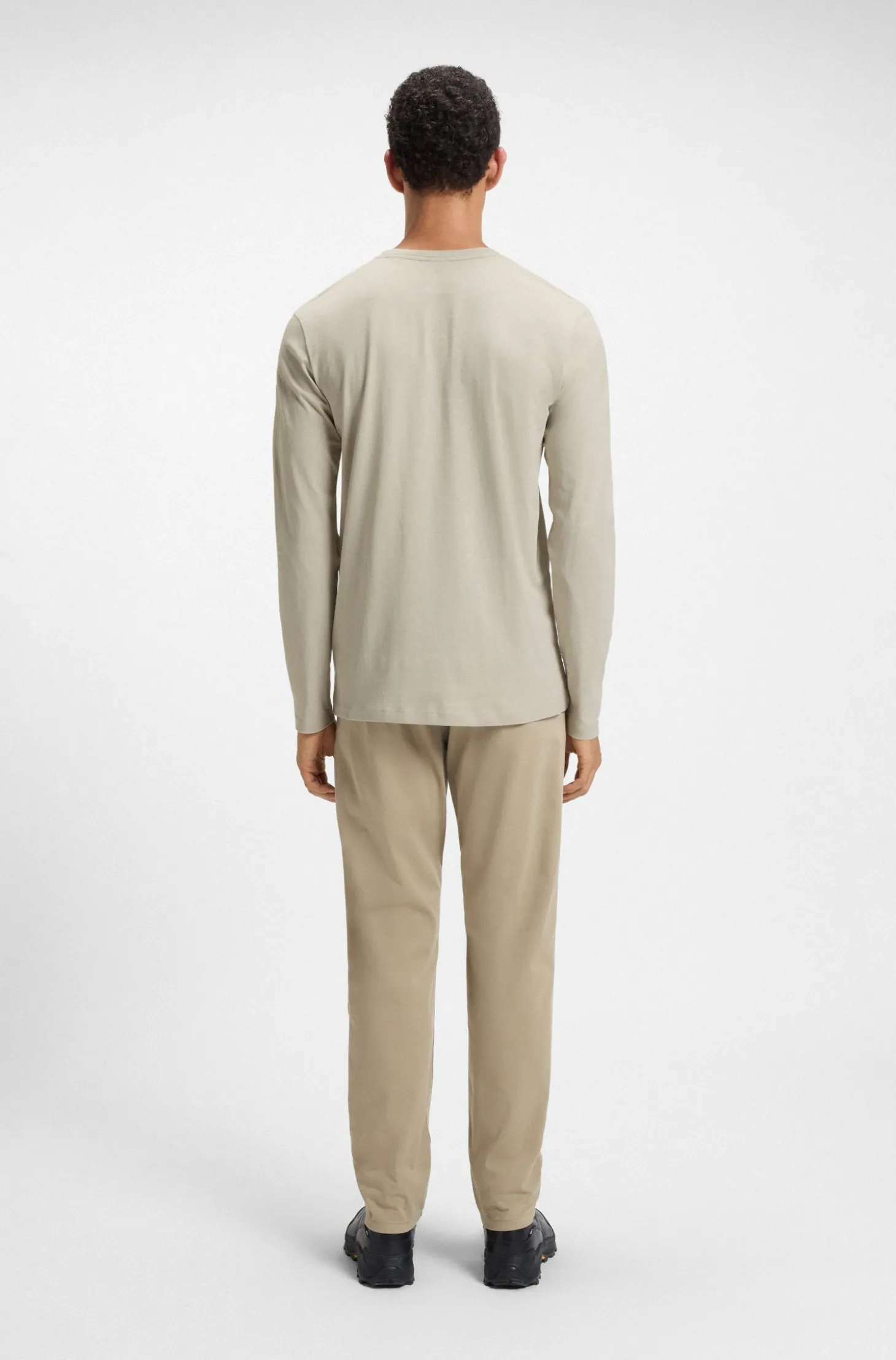 Longsleeve aus Baumwolle mit Logo-Patch