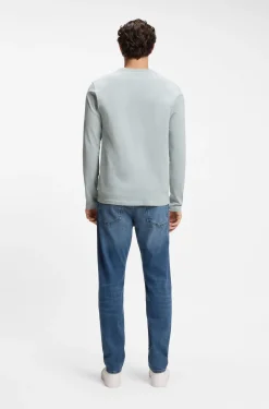Longsleeve aus Baumwolle mit Logo-Patch