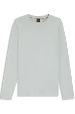 Longsleeve aus Baumwolle mit Logo-Patch