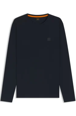 Longsleeve aus Baumwolle mit Logo-Patch