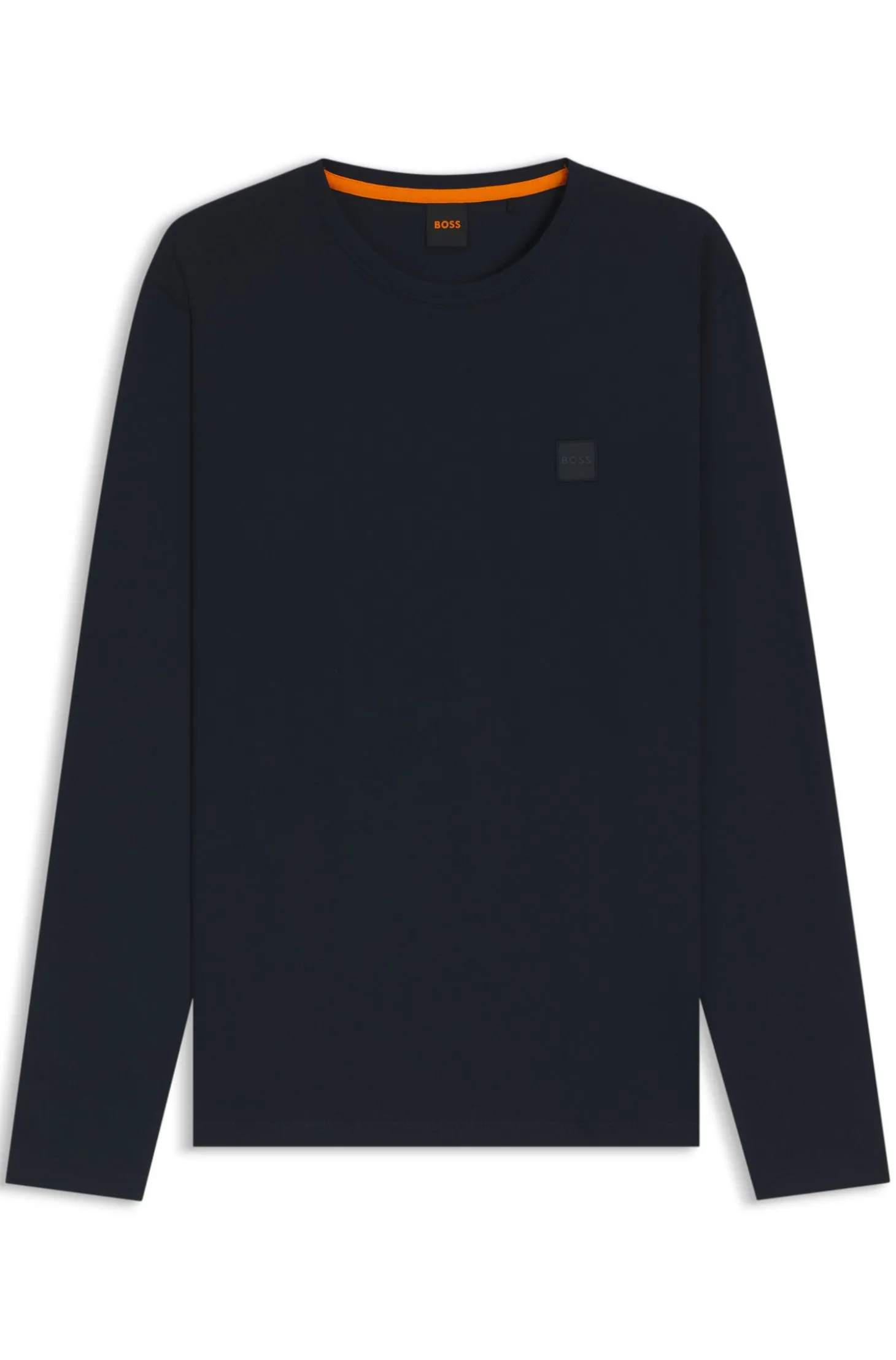 Longsleeve aus Baumwolle mit Logo-Patch