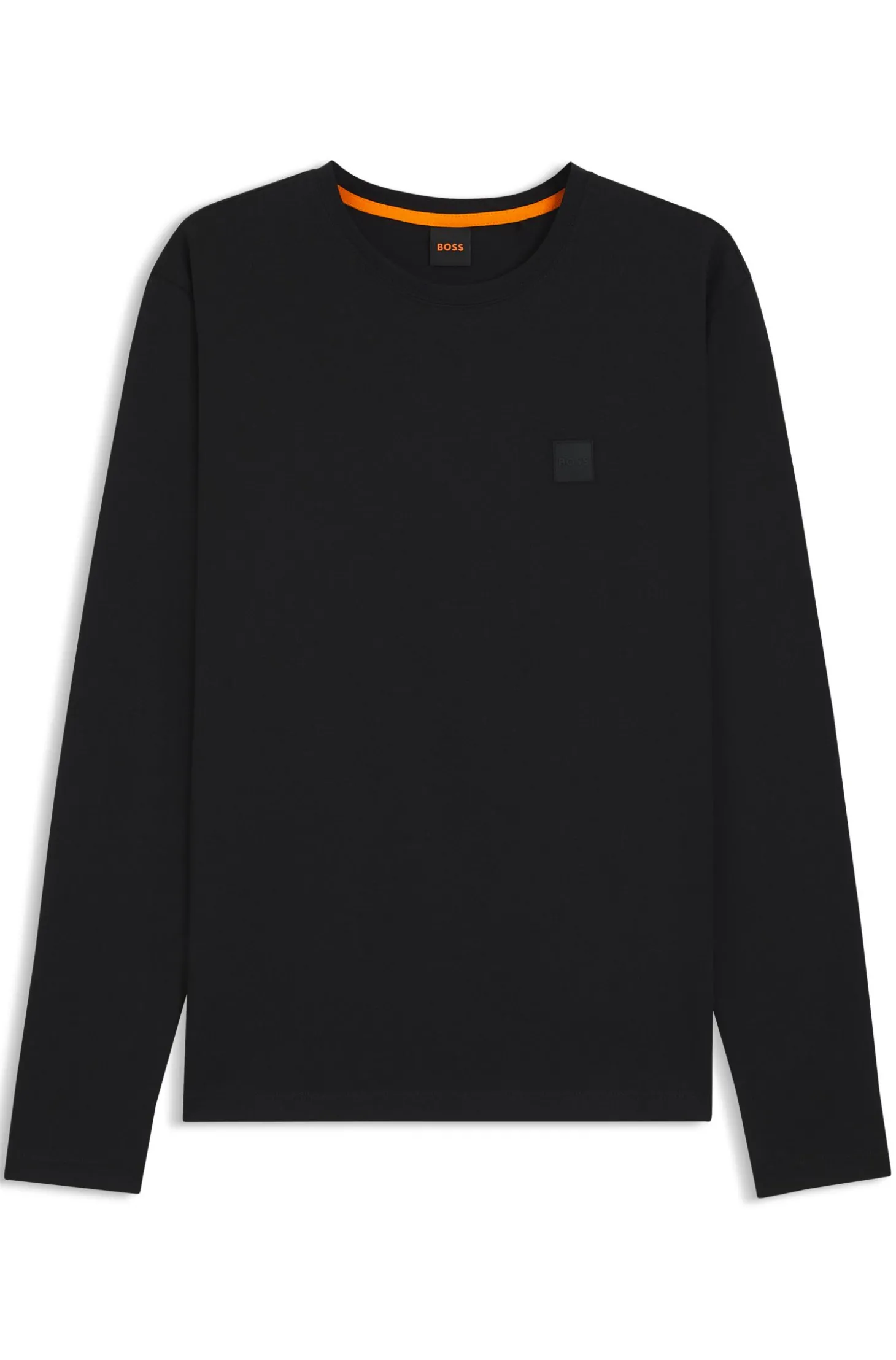 Longsleeve aus Baumwolle mit Logo-Patch
