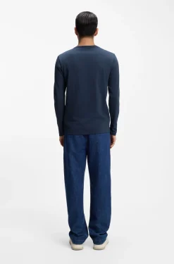 Longsleeve aus Baumwolle mit Logo-Patch