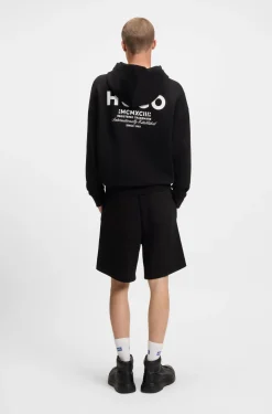 Loose-Fit Hoodie aus Baumwoll-Terry mit Logo-Details