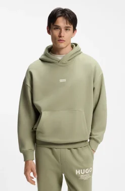 Loose-Fit Hoodie aus Baumwoll-Terry mit Logo-Details