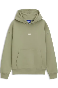 Loose-Fit Hoodie aus Baumwoll-Terry mit Logo-Details