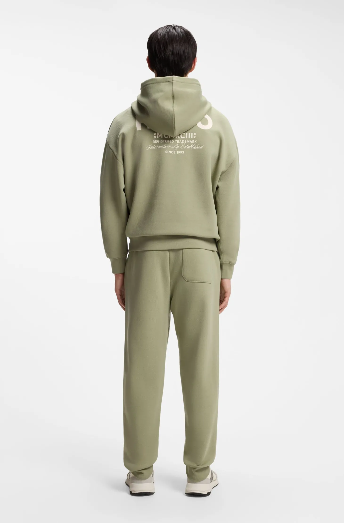 Loose-Fit Hoodie aus Baumwoll-Terry mit Logo-Details