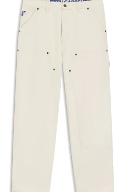 Loose-Fit Jeans aus Denim in Ecru