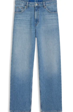 Loose-Fit Jeans mit weitem Bein und Charm-Akzenten