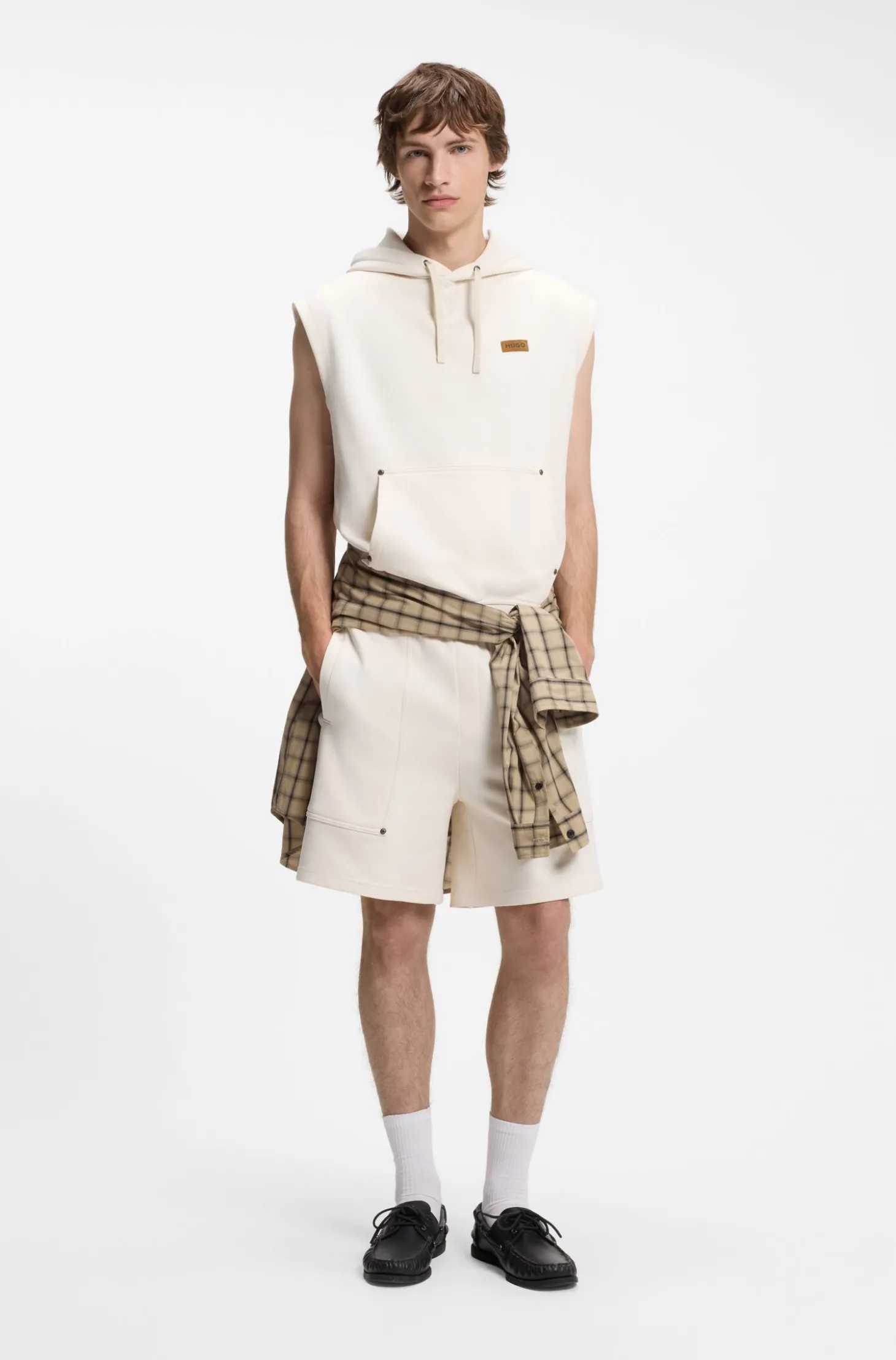 Loose-Fit Shorts aus Baumwolle mit Utility-Taschen