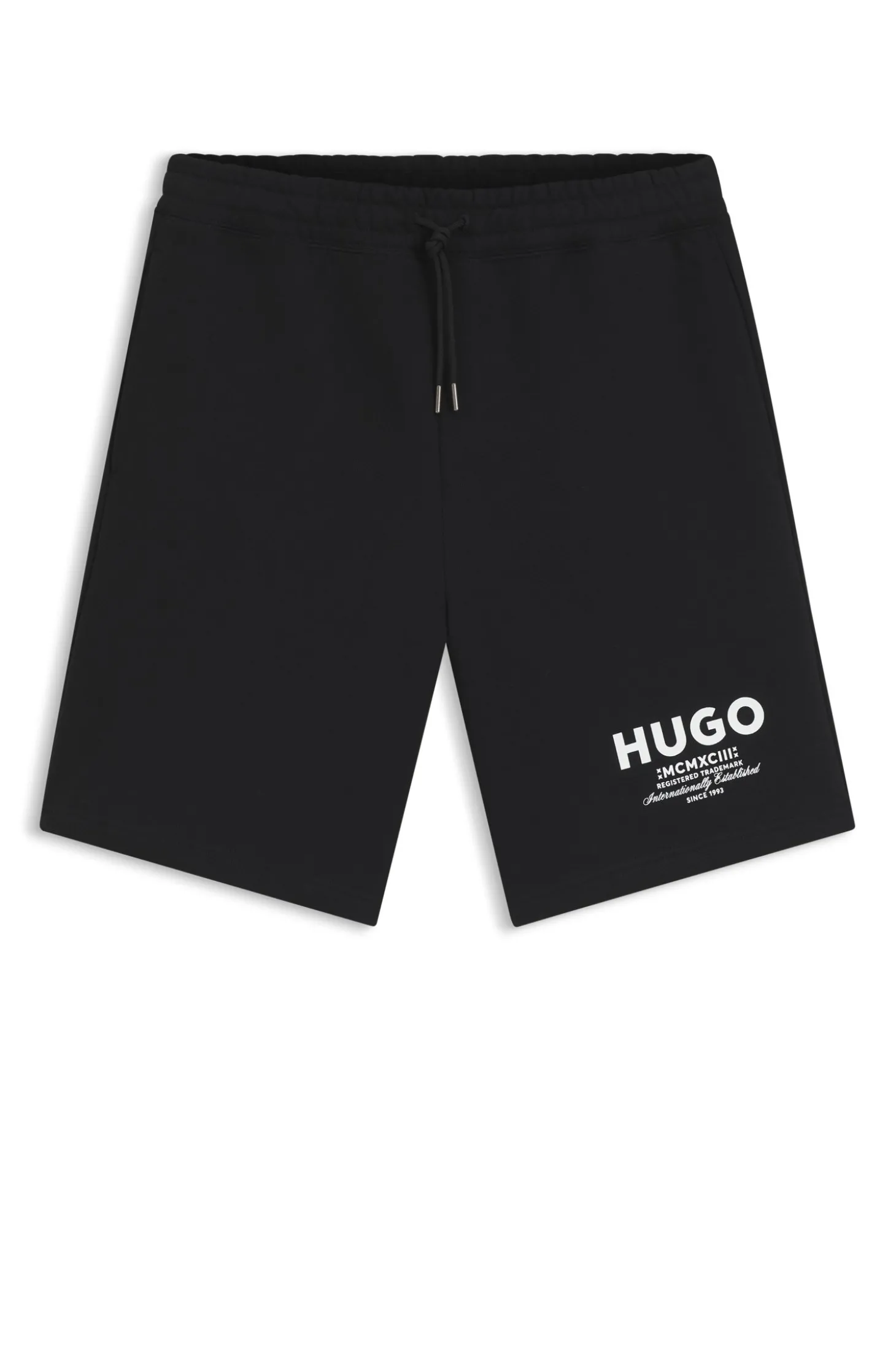 Loose-Fit Shorts aus Baumwoll-Terry mit Logo-Print