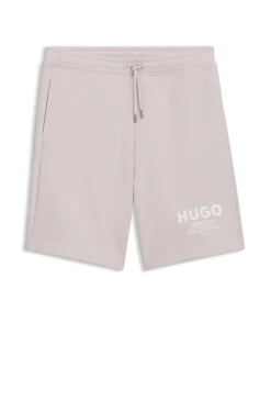 Loose-Fit Shorts aus Baumwoll-Terry mit Logo-Print