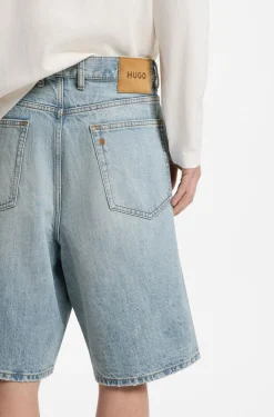 Loose-Fit Shorts aus Slub-Baumwolle