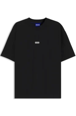 Loose-Fit T-Shirt aus Baumwolle mit Logo-Artwork hinten