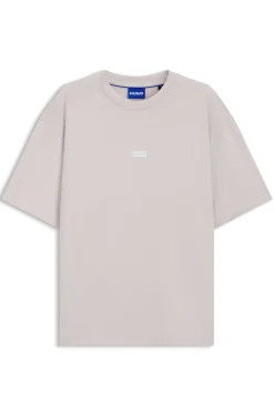 Loose-Fit T-Shirt aus Baumwolle mit Logo-Artwork hinten