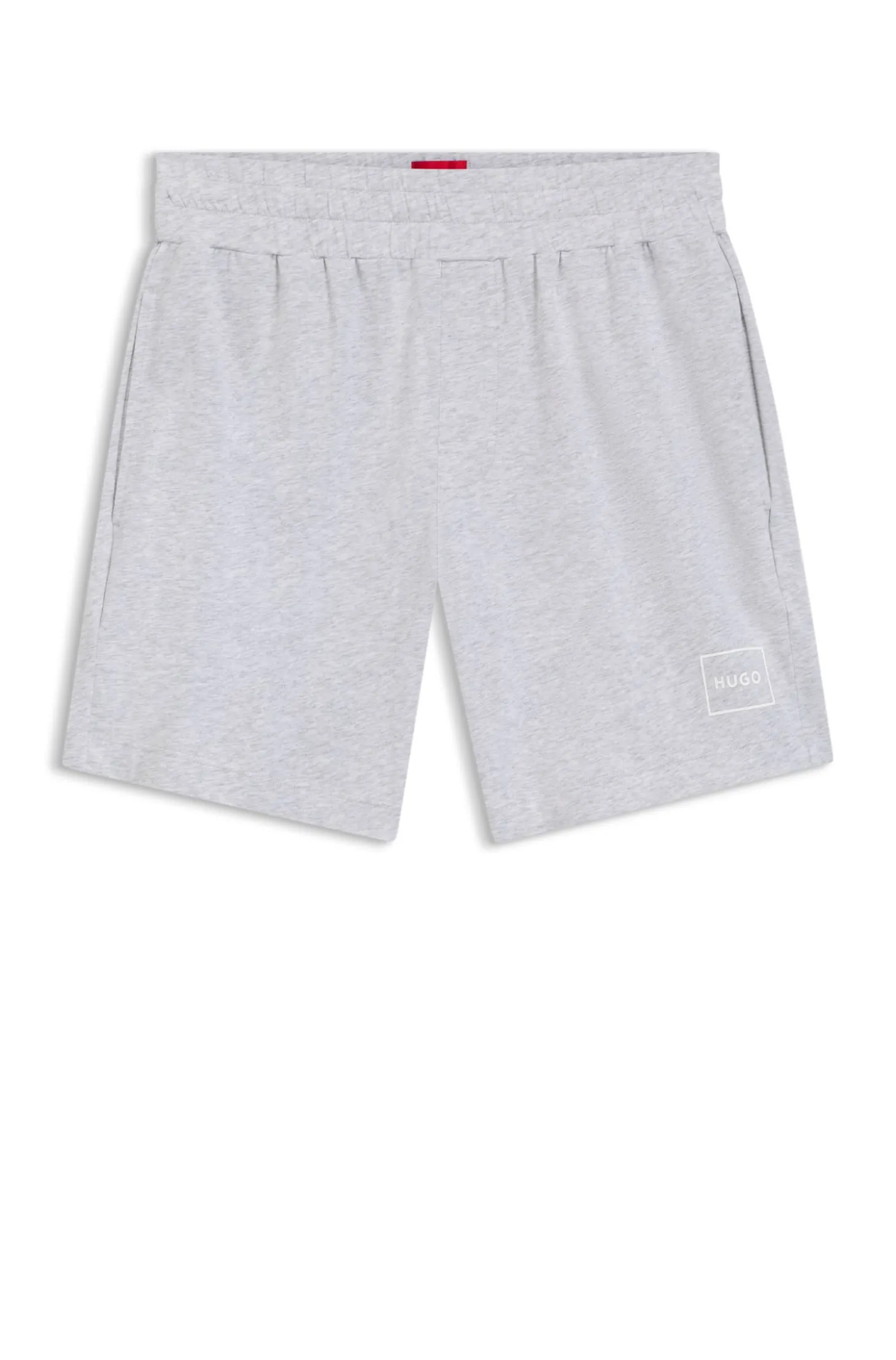 Loungewear-Shorts aus Stretch-Baumwolle mit Logo-Print