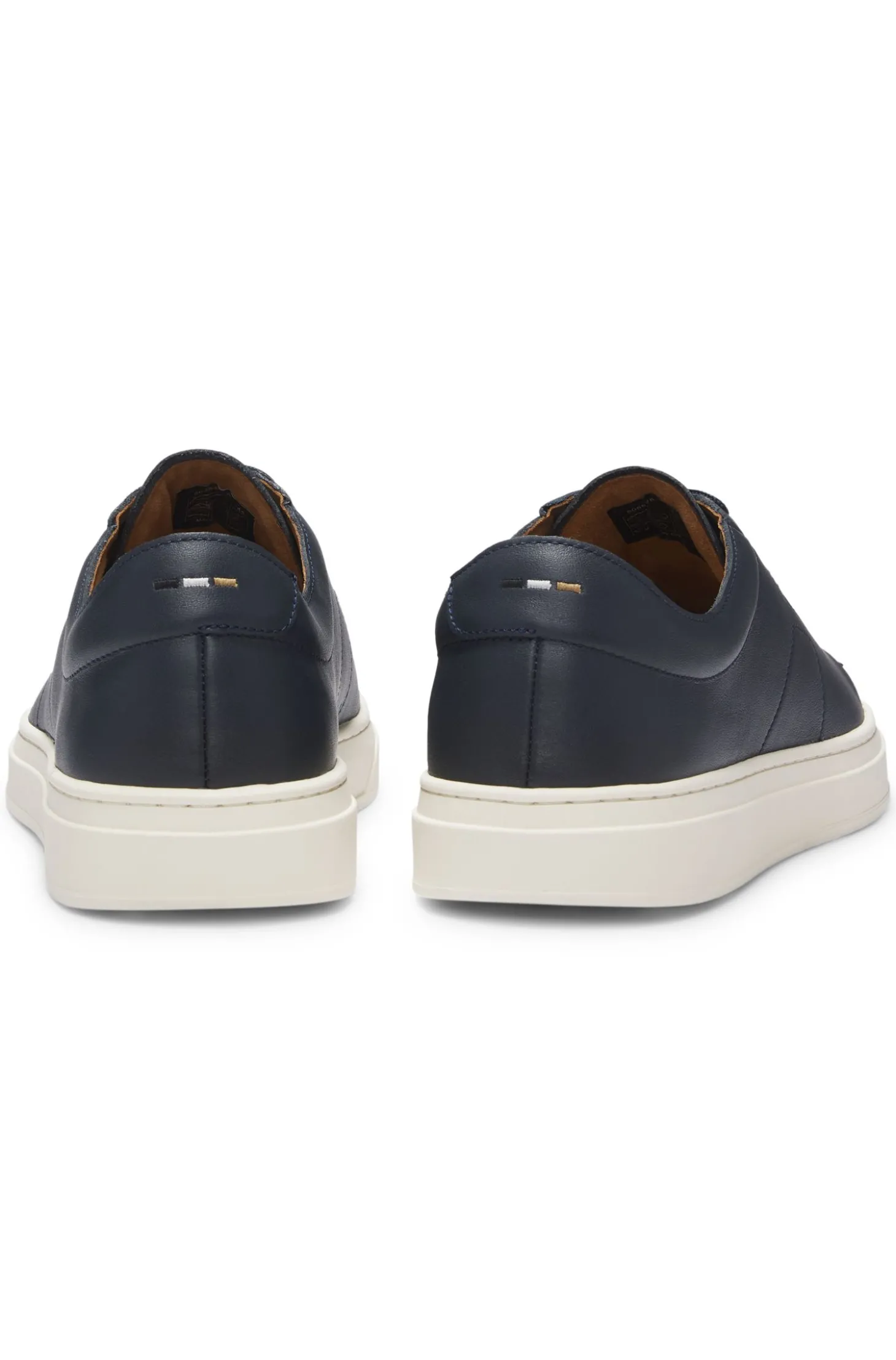 Lowtop Sneakers aus Leder mit Logo-Prägung