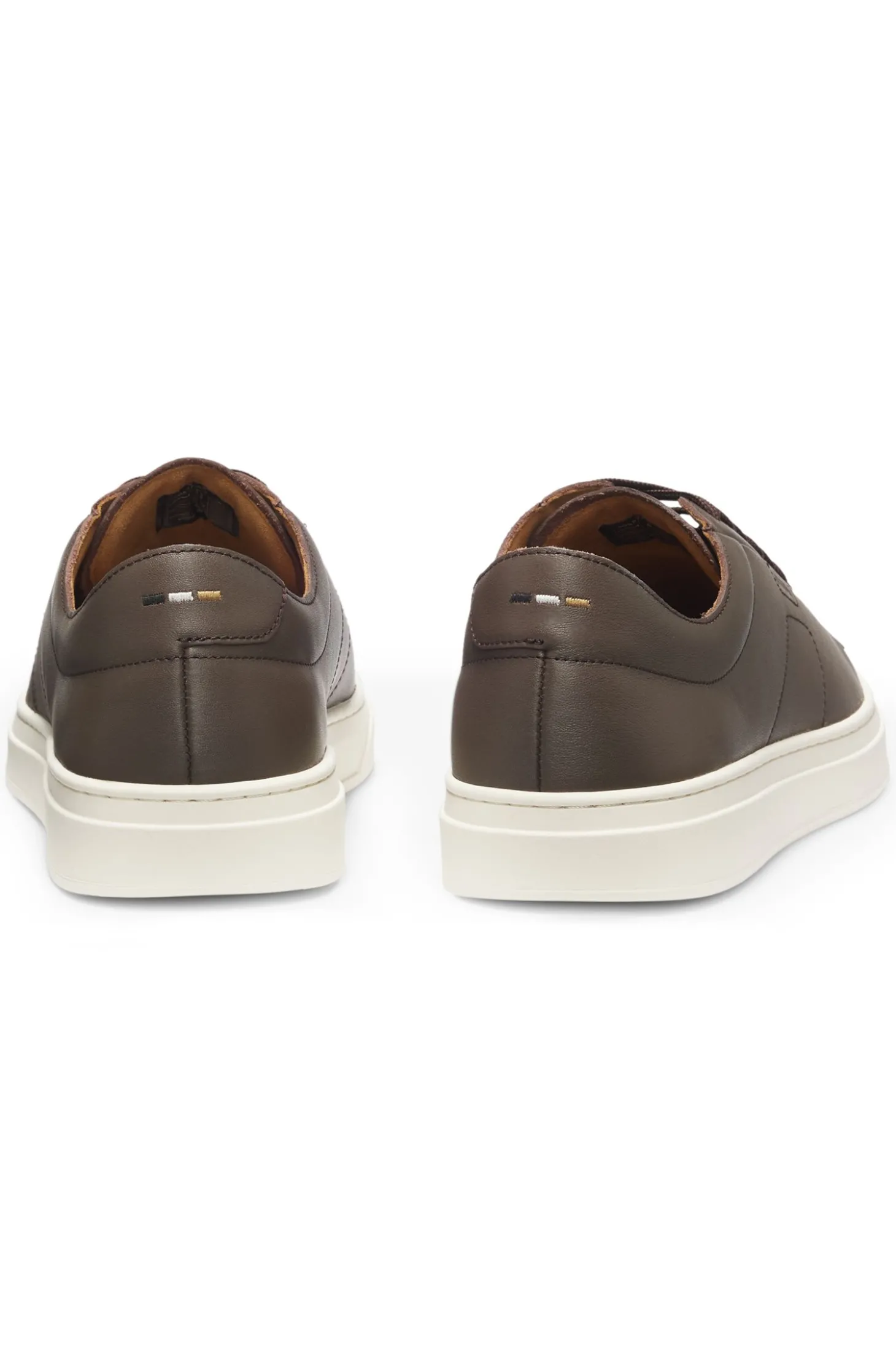 Lowtop Sneakers aus Leder mit Logo-Prägung