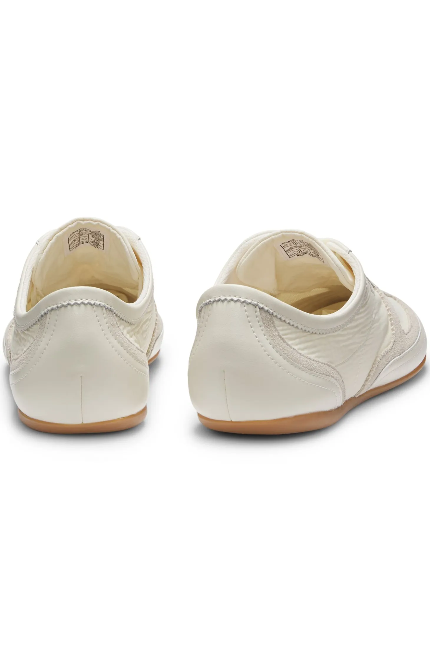 Lowtop Sneakers aus Leder und Veloursleder