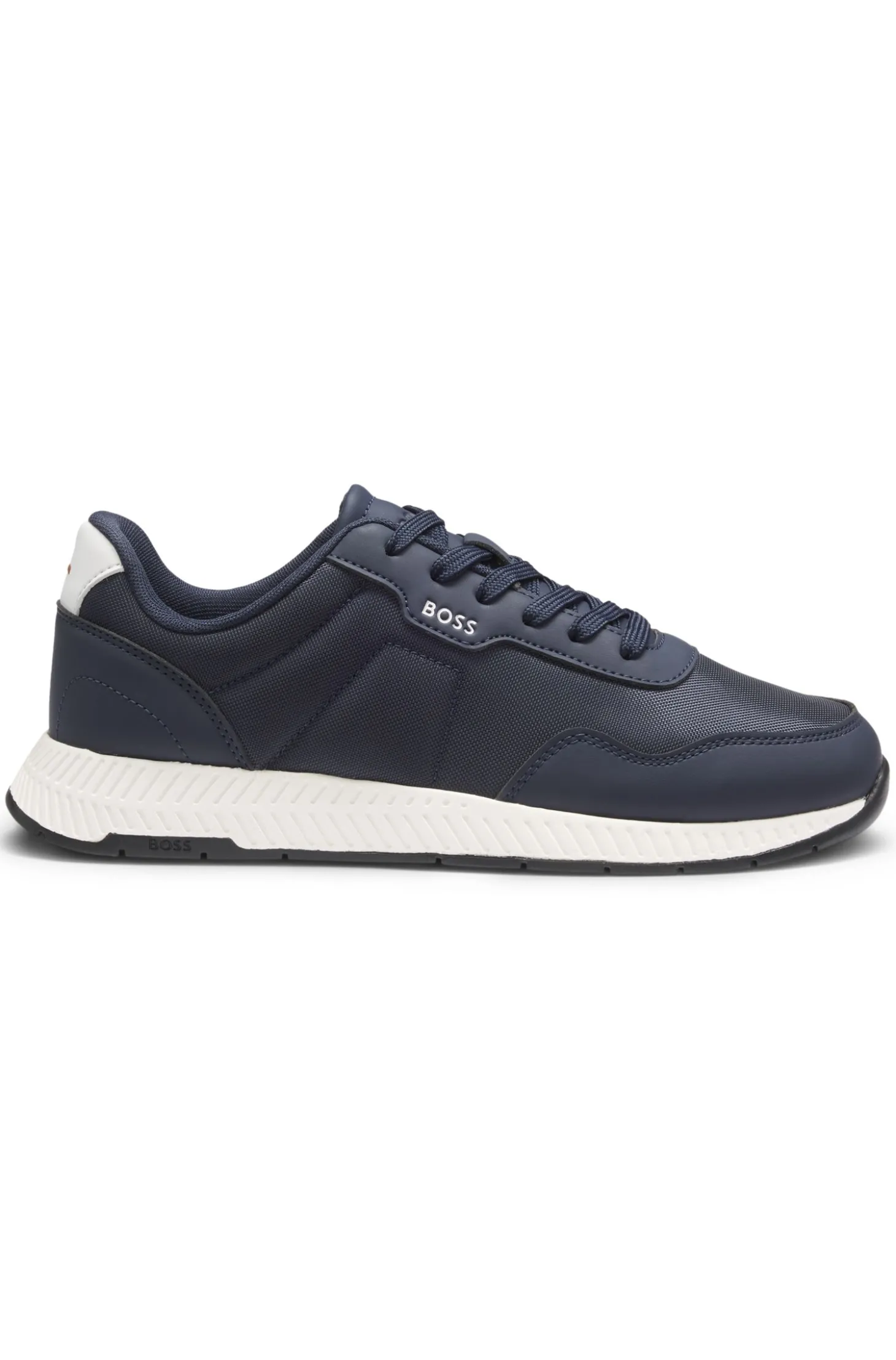 Lowtop Sneakers mit strukturiertem Obermaterial
