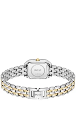 MAE PETITE Uhr mit grünem Zifferblatt und zweifarbigem Armband
