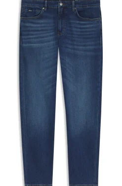 Maine blaue Regular-Fit Jeans aus bequemem Stretch-Denim