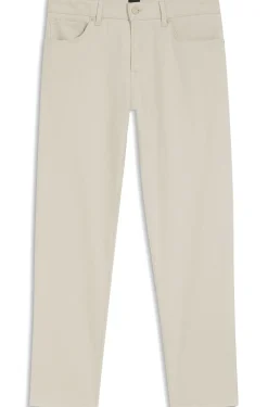Maine Regular-Fit Hose aus elastischem Baumwoll-Dobby-Gewebe