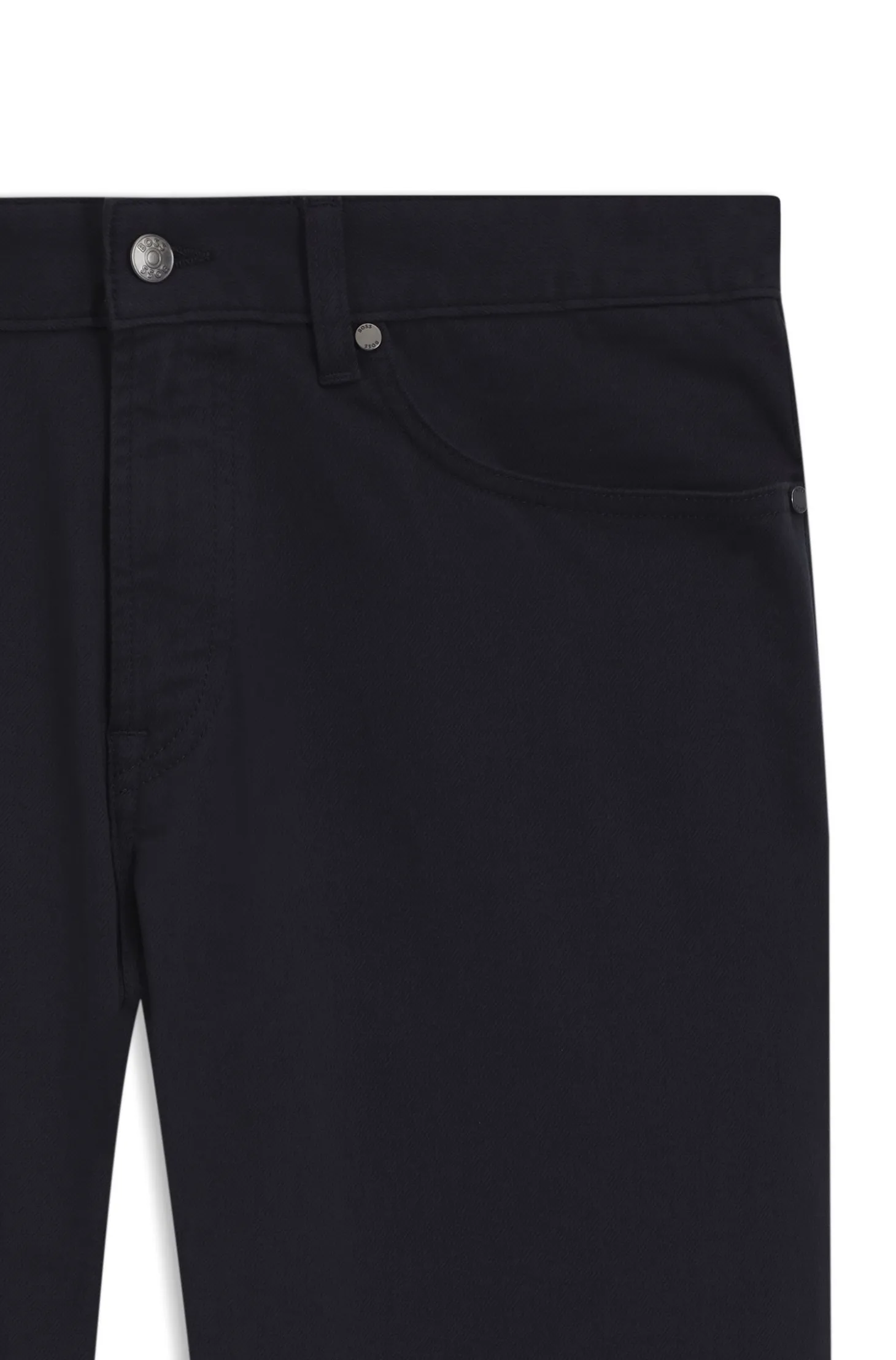 Maine Regular-Fit Hose aus elastischem Baumwoll-Twill