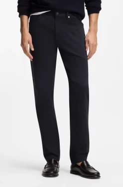 Maine Regular-Fit Hose aus elastischem Baumwoll-Twill
