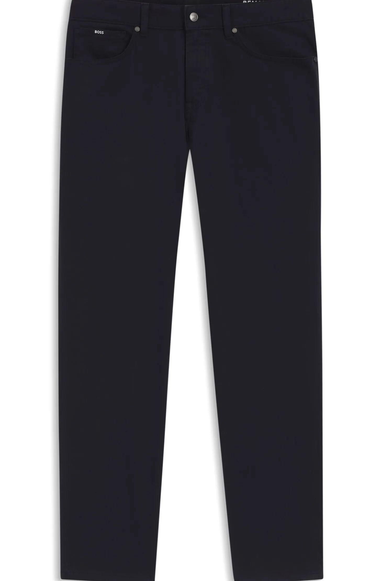 Maine Regular-Fit Hose aus elastischem Baumwoll-Twill