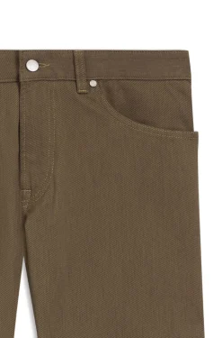 Maine Regular-Fit Hose aus elastischem Baumwoll-Twill