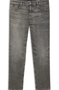Maine Regular-Fit Jeans aus bequemem Stretch-Denim in Grau