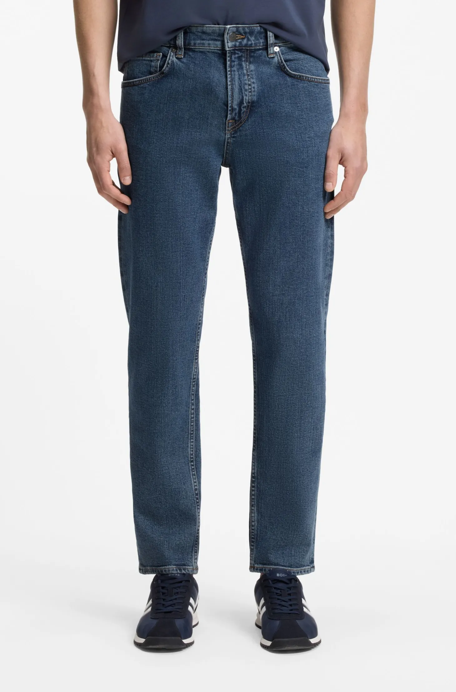 Maine Regular-Fit Jeans aus bequemem Stretch-Denim