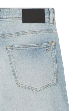 Maine Regular-Fit Jeans aus bequemem blauem Stretch-Denim