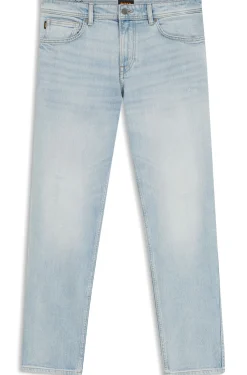Maine Regular-Fit Jeans aus bequemem blauem Stretch-Denim