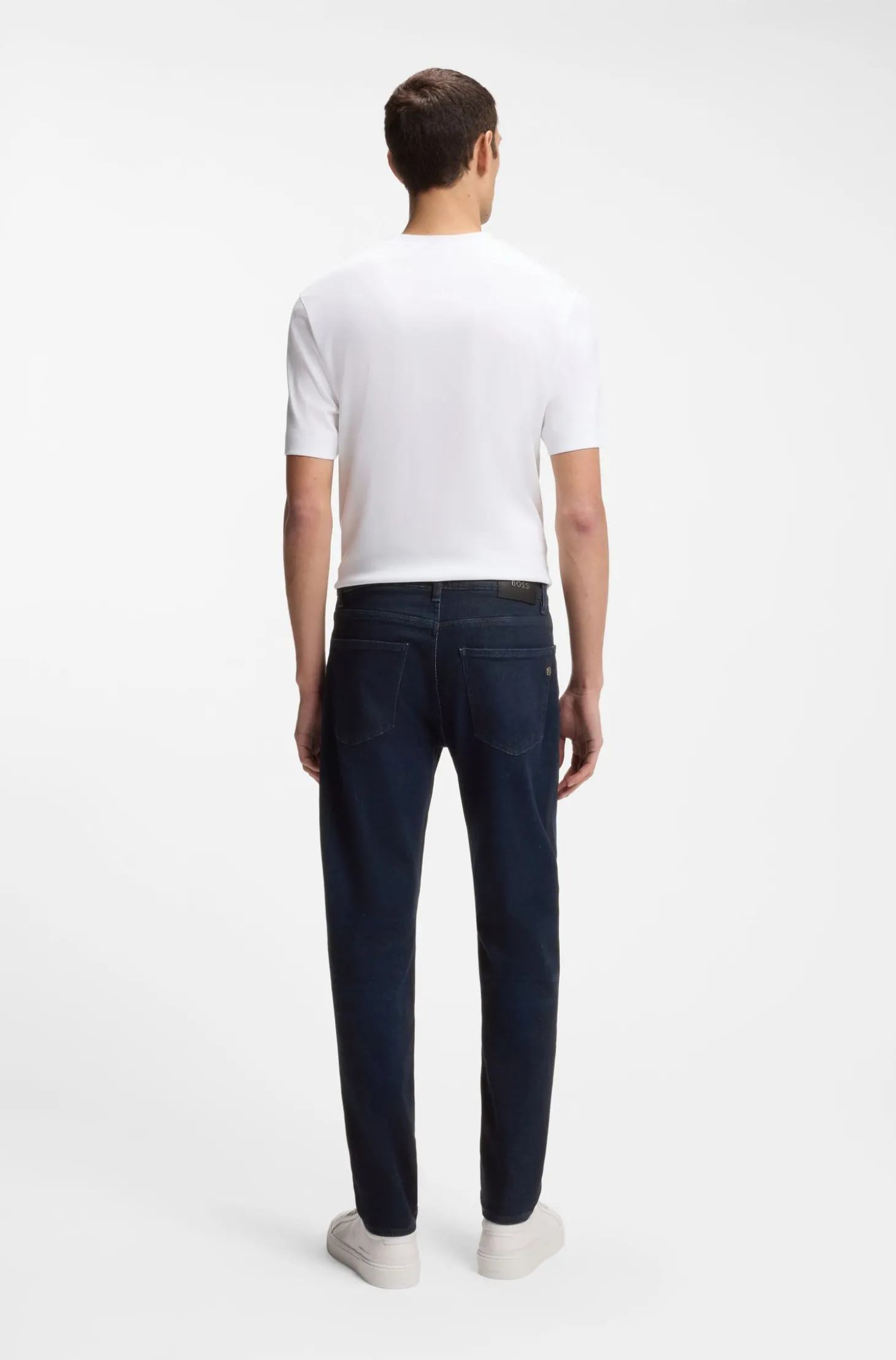 Maine Regular-Fit Jeans aus dunkelblauem Denim