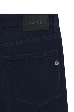 Maine Regular-Fit Jeans aus dunkelblauem Denim