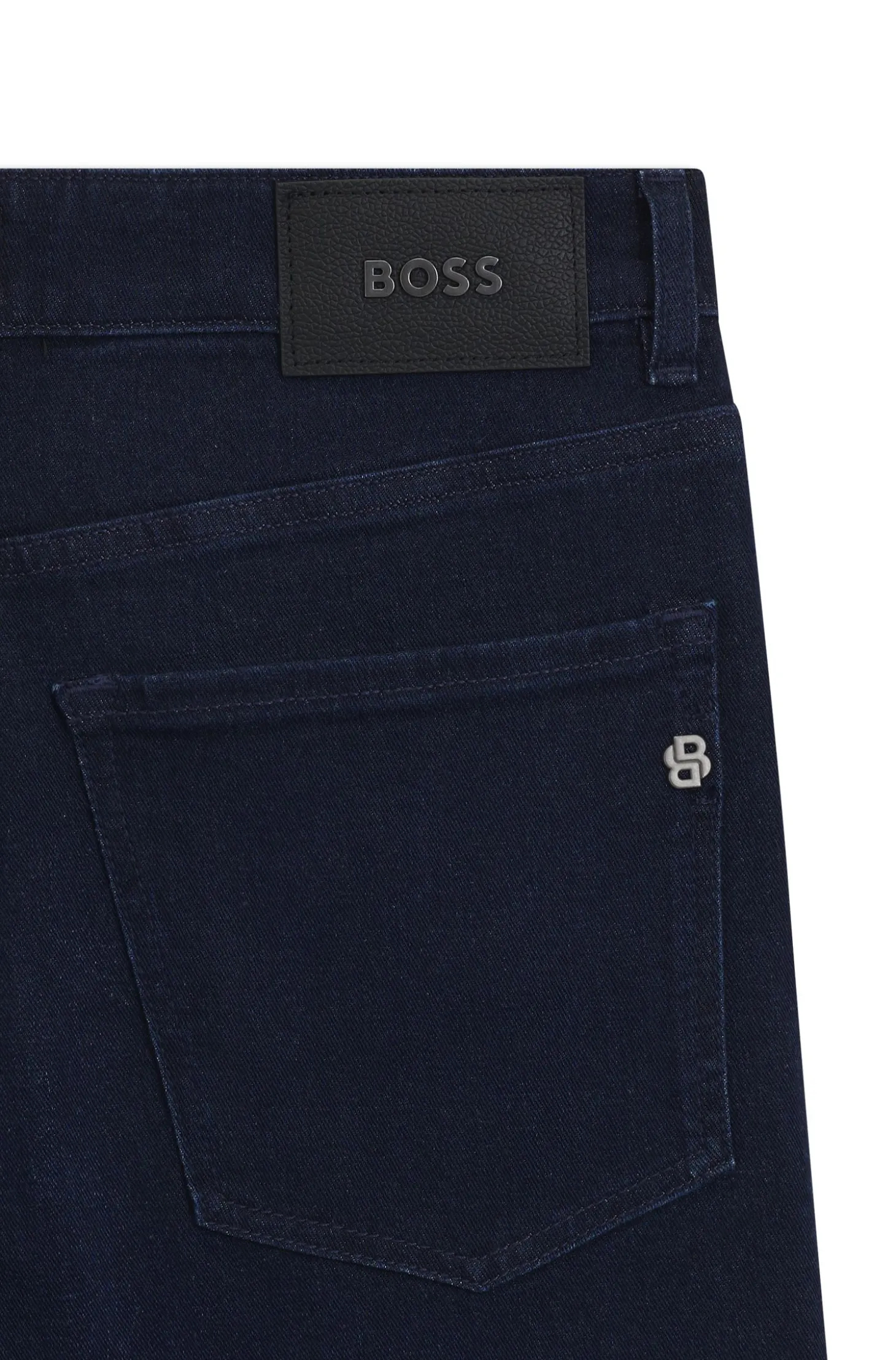 Maine Regular-Fit Jeans aus dunkelblauem Denim