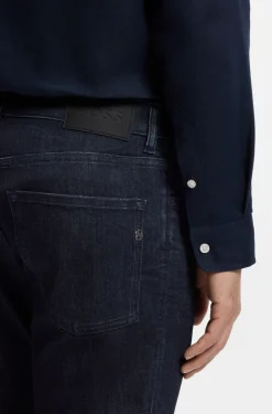 Maine Regular-Fit Jeans aus indigoblauem Denim