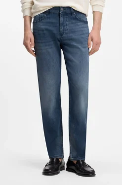 Maine Regular-Fit Jeans aus Stretch-Denim