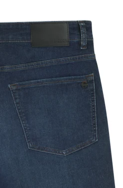 Maine Regular-Fit Shorts aus blauem Soft-Motion-Denim