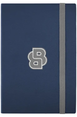 Marineblaues DIN-A5-Notizbuch mit Double-B-Monogramm