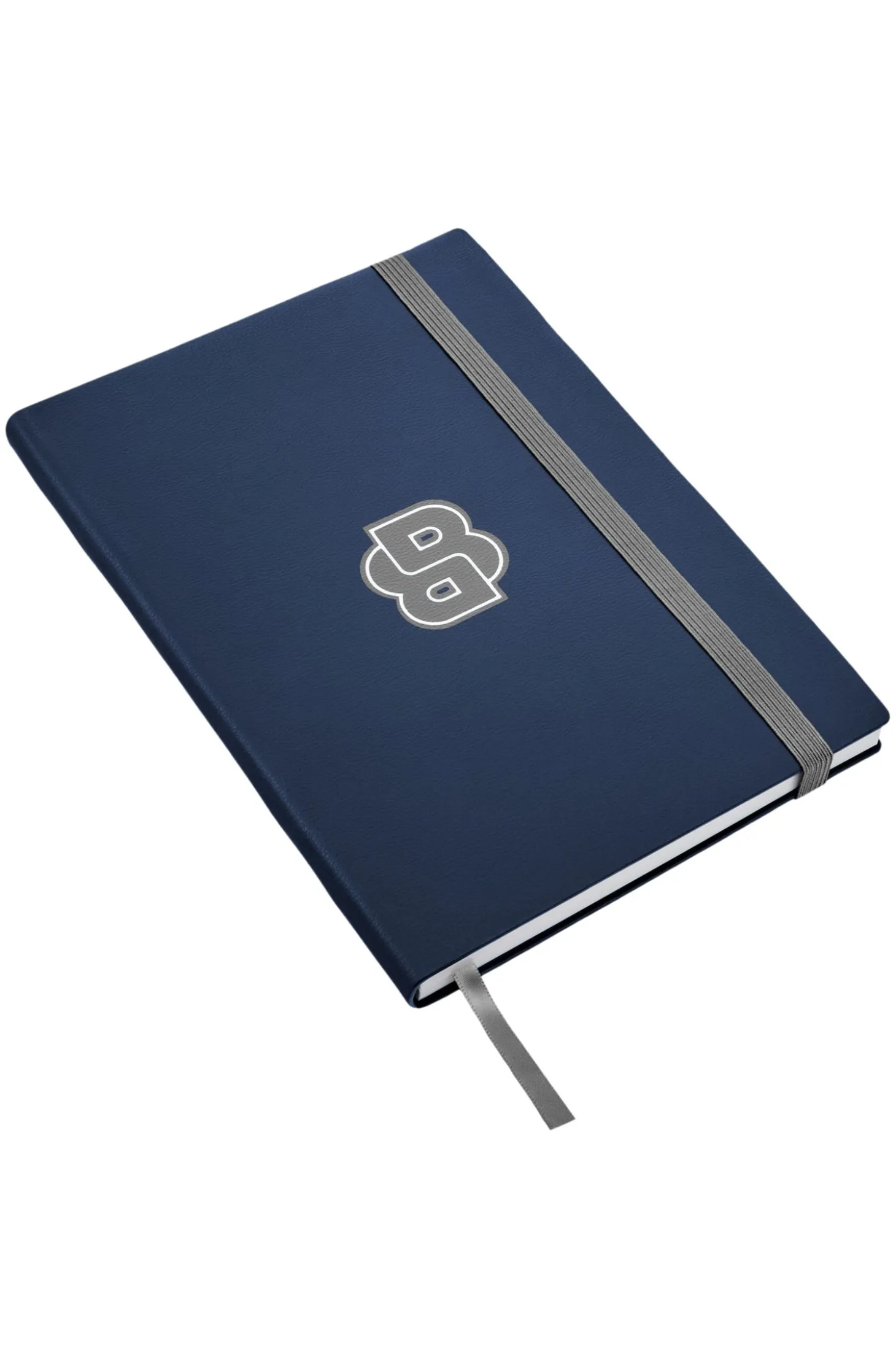 Marineblaues DIN-A5-Notizbuch mit Double-B-Monogramm