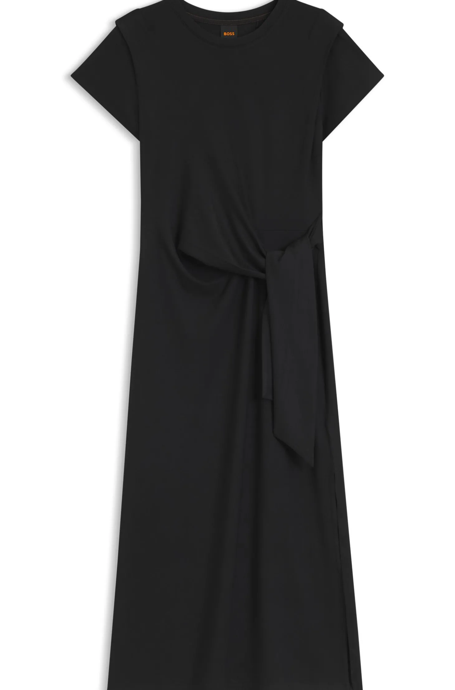 Midikleid aus Jersey mit Knoten