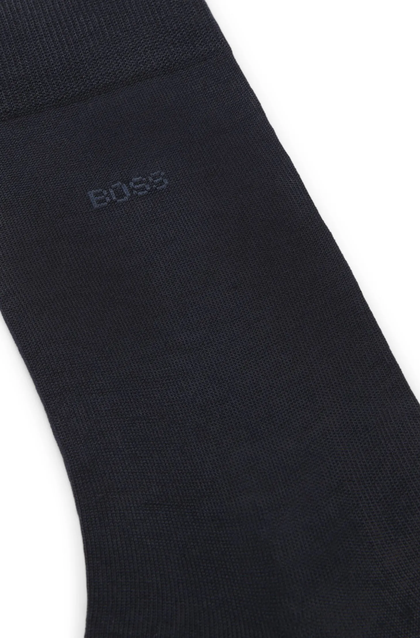 Mittelhohe Logo-Socken aus ägyptischer Baumwolle mit merzerisiertem Finish
